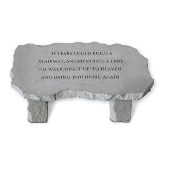 Kay Berry Inc Kay Berry- Inc. 35520 If Tears Could Build A Stairway - Memorial Bench - 36 Inches x 16 Inches x 15 Inches 35520